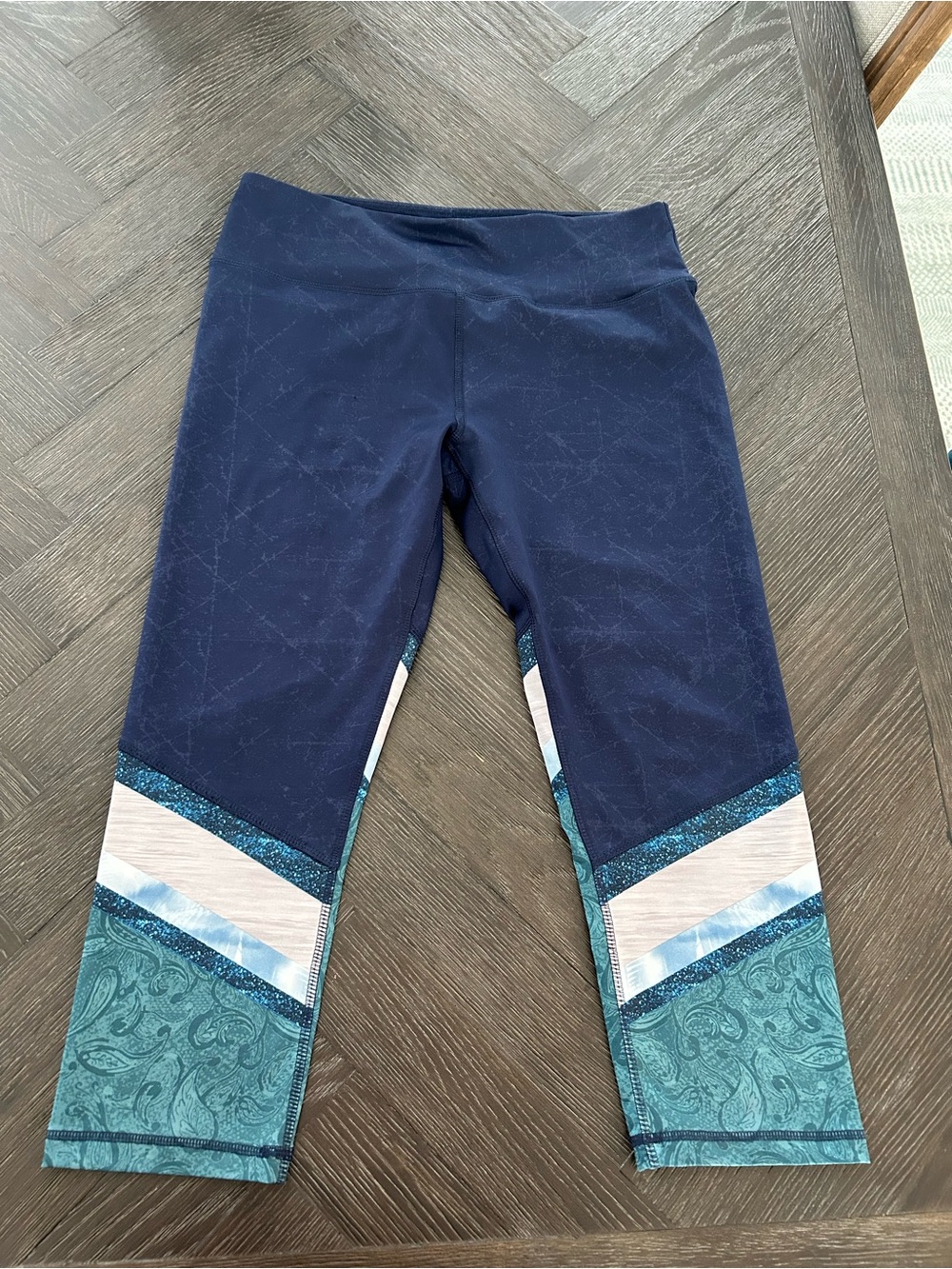 RBX Navy Blue Women’s Cropped Leggings